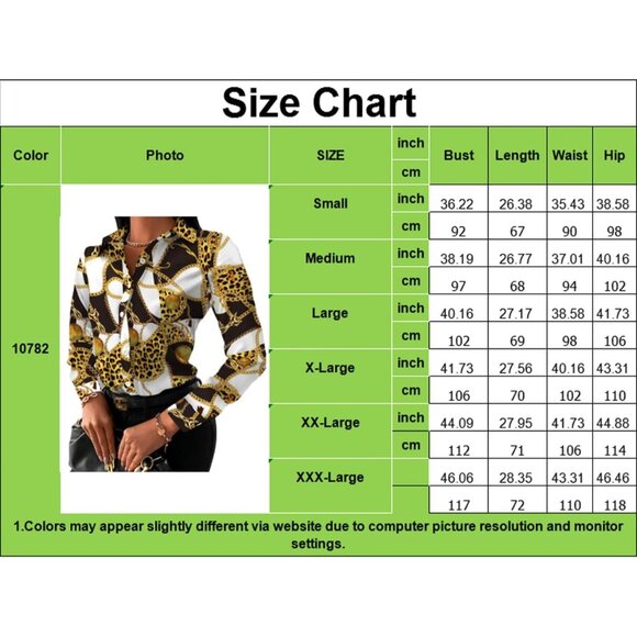 Women White, Black Button Down Shirts Colorful Long Sleeve Floral Print Top - Picture 3 of 3